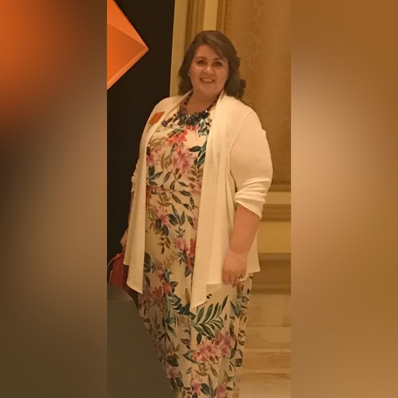 Signature by Robbie Bee maxi dress, size 14W - Picture 9 of 11